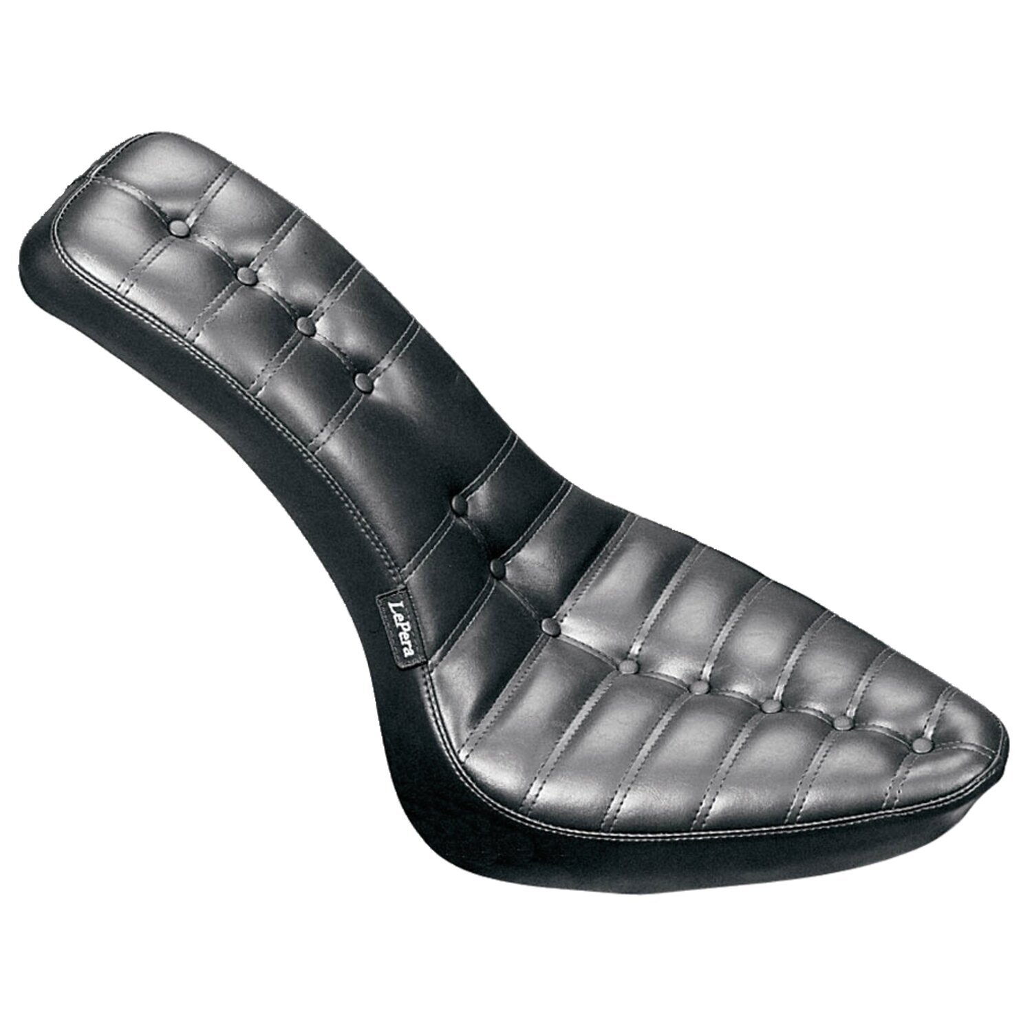 LePera, Cobra 2-up seat, Black, Pleated