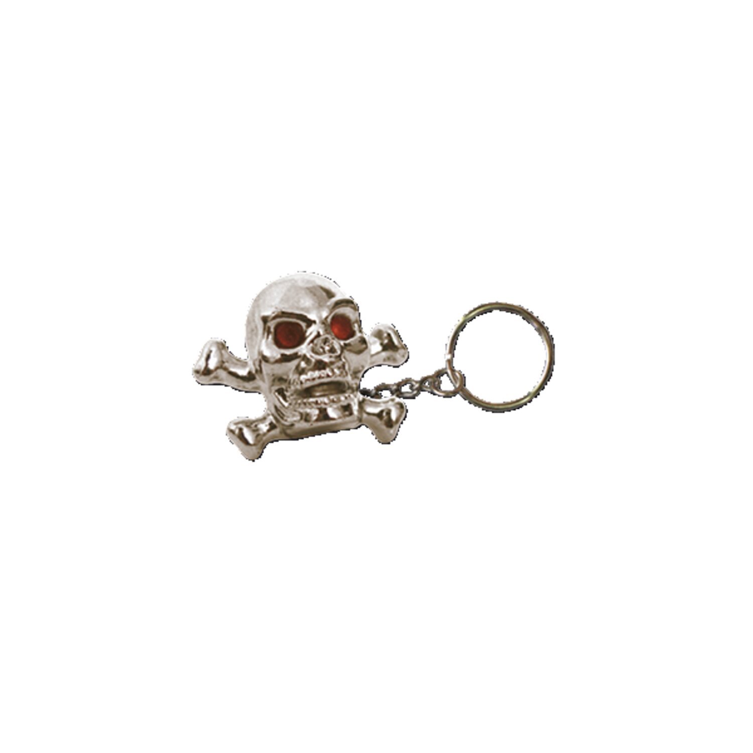 Triktopz Skull N Bones key chain, Silver