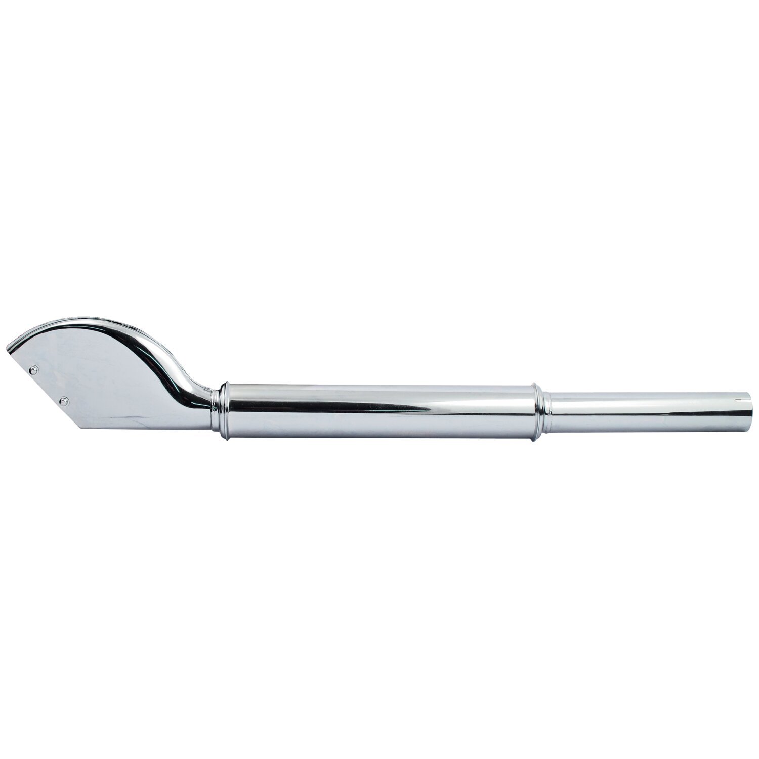 OEM style Fishtail universal muffler 34-1/2" long, Chrome
