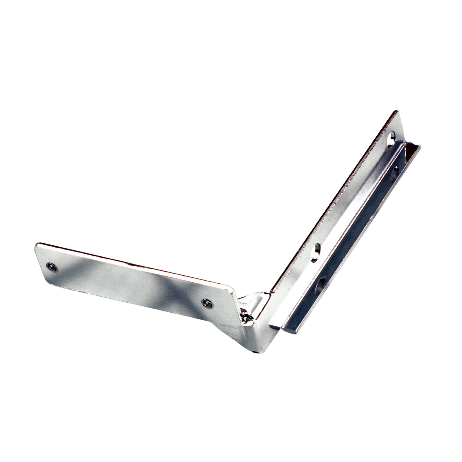 Voltage regulator bracket, Silver, Chrome