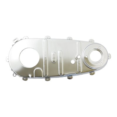 Tin inner primary cover for hand shift models. 
OEM replacement reference 60620-36, 3803-36. 