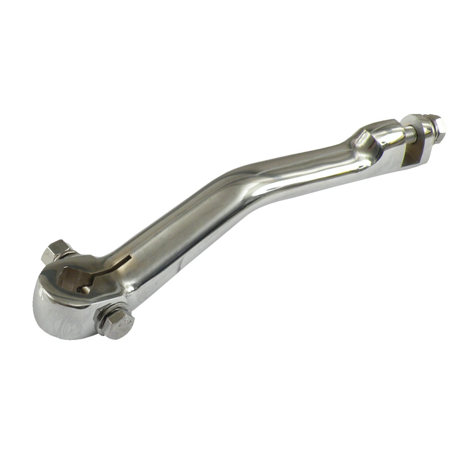 Kickstart arm 'Stroker, Silver, Chrome