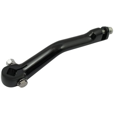 Black painted.
Built beefier to withstand heavy bikers & high compression motors.
Design identical to OEM for a classic stock look.
Overall length approx. 23cm.
Heavy duty version of OEM 33057-72 style kickstart arm.