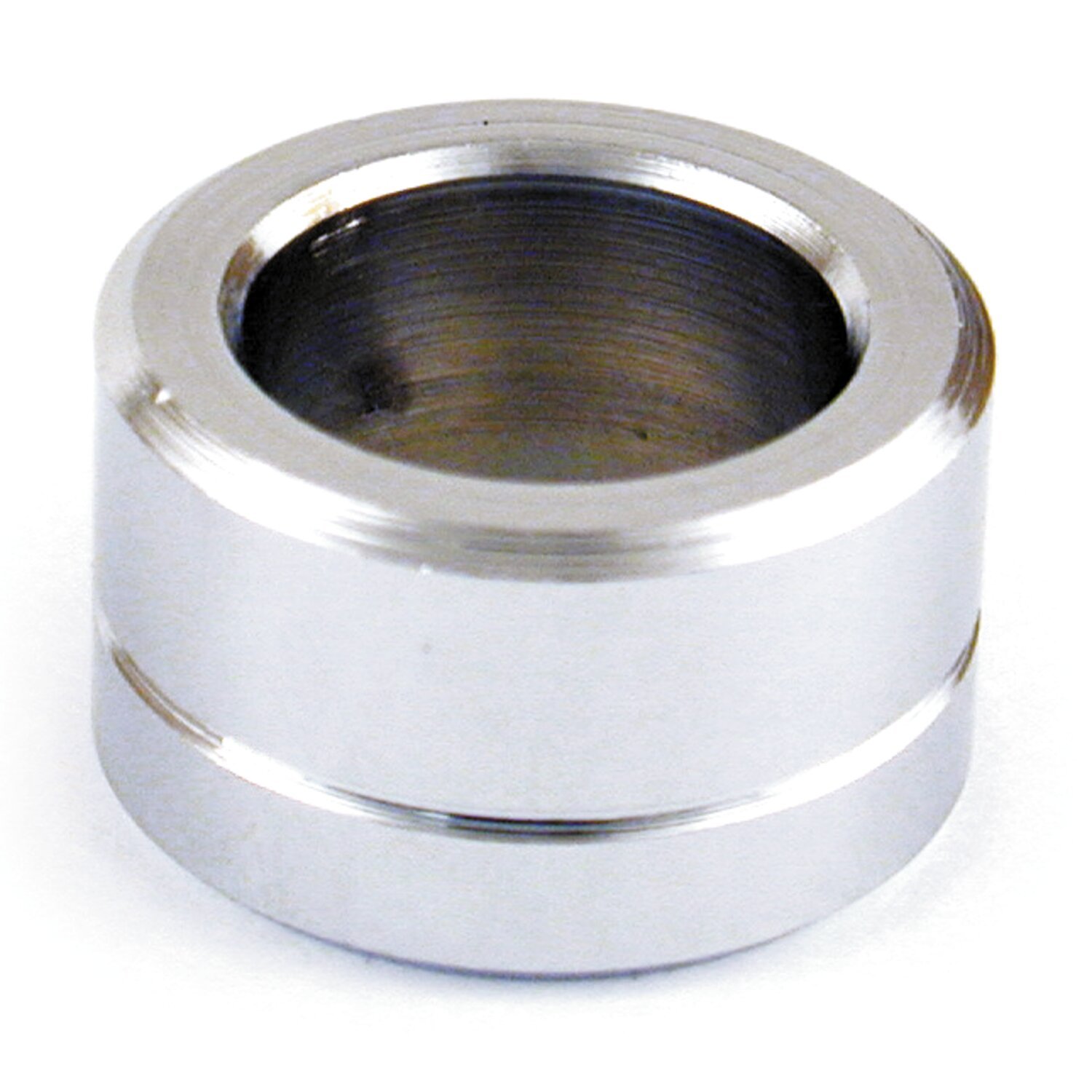 Axle spacer,chrome, front/left