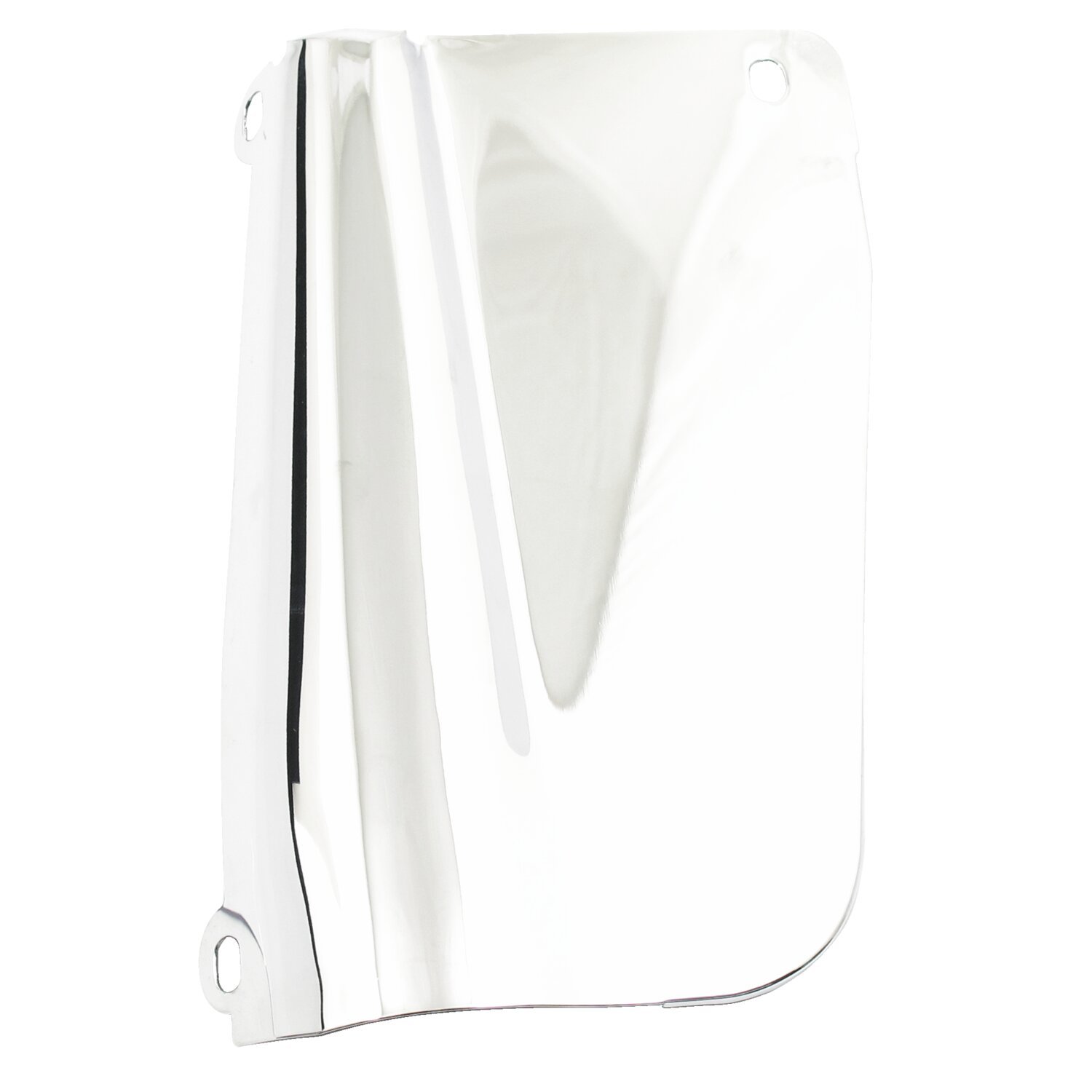 Back panel fork. Left side, Chrome
