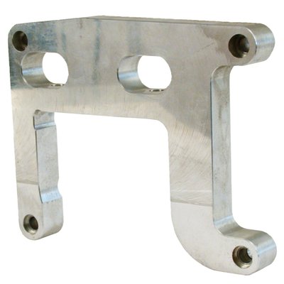 Steel adapter plate. Used to install a 99-06 TC88/96 Twin Cam A (FLT, Dyna) engine in a 84-99 Evolution style and most rigid frames that will take the Evo Big Twin motor. Designed to fit stock and most custom frames.