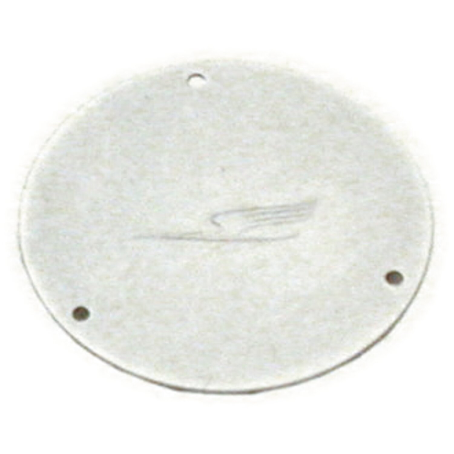 Paughco, derby cover. Chrome. Bird embossed