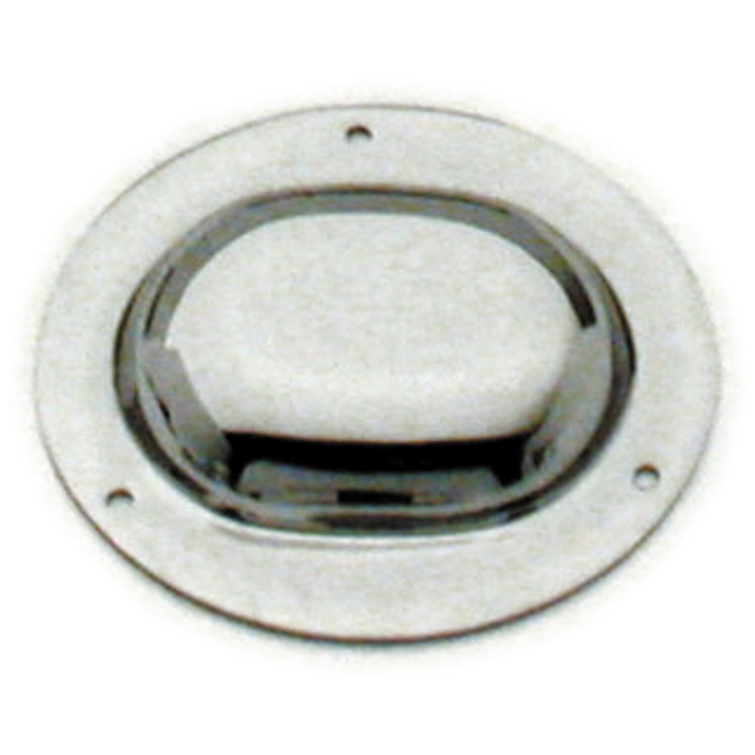 Paughco, derby cover. Chrome. Vintage plain, Polished