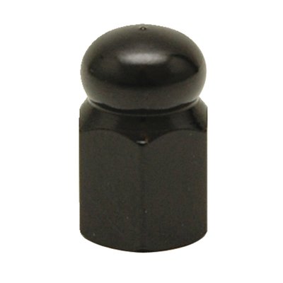 Alloy hex domed, black