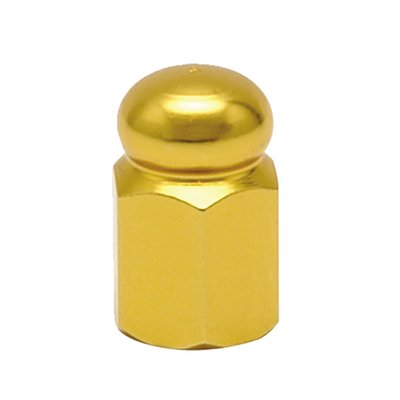 Alloy hex domed, gold
