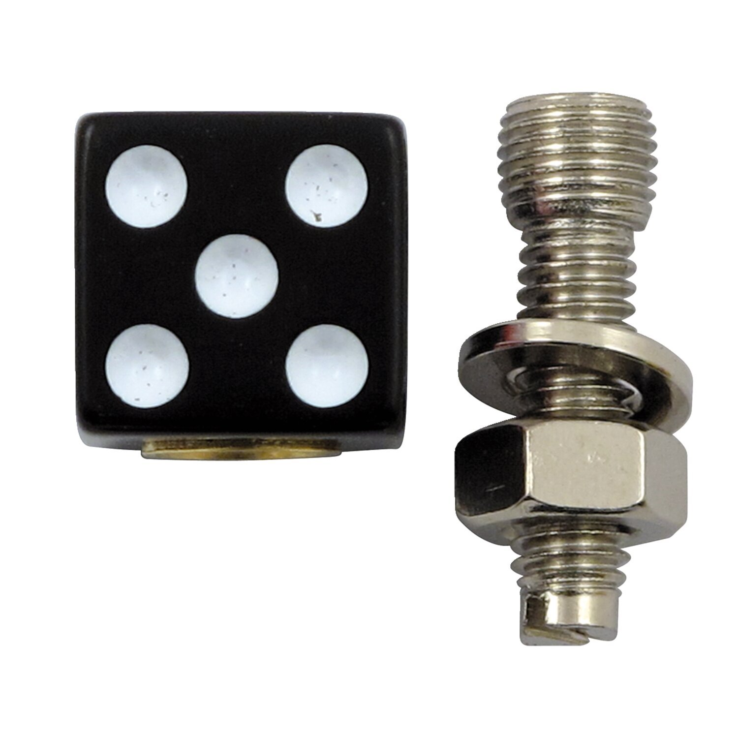Trik Topz license plate mounts Dice, Black