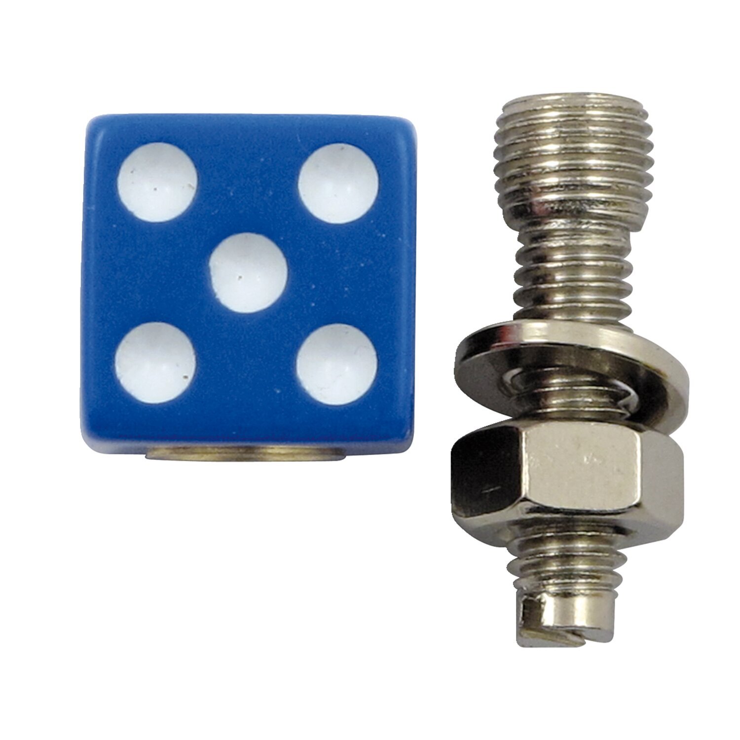 Trik Topz license plate mounts Dice, Blue