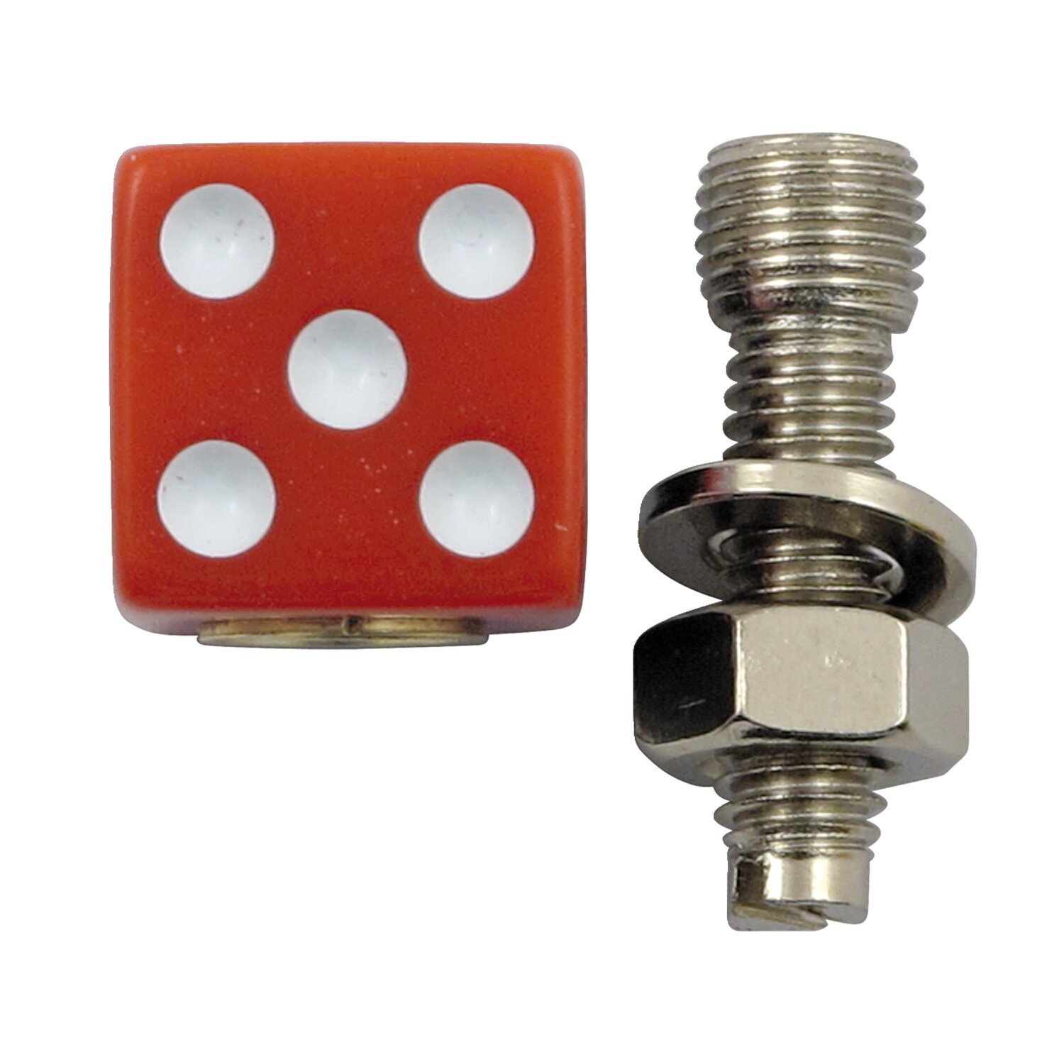 Trik Topz license plate mounts Dice, Red