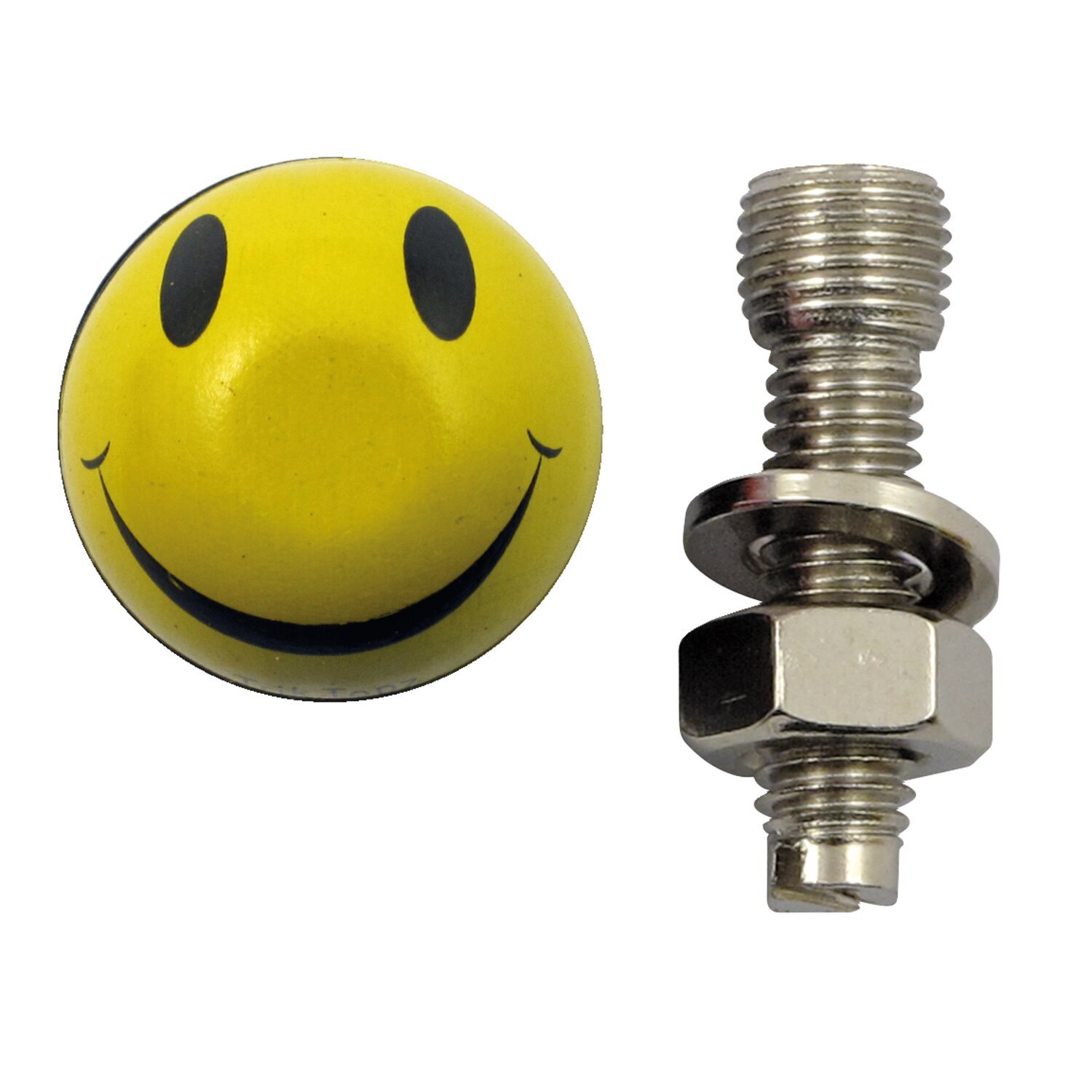 Trik Topz license plate mounts Smiley, Yellow