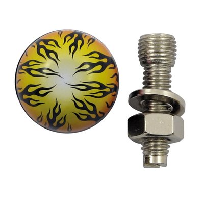 License plate mounts for those not afraid to attrack some attention. Don't forget to check out our style matching Trik Topz valve stem caps in our wheels chapter.