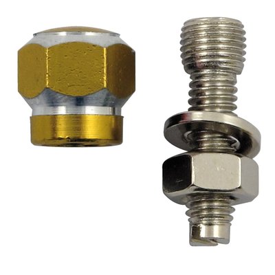 License plate mounts for those not afraid to attrack some attention. Don't forget to check out our style matching Trik Topz valve stem caps in our wheels chapter.