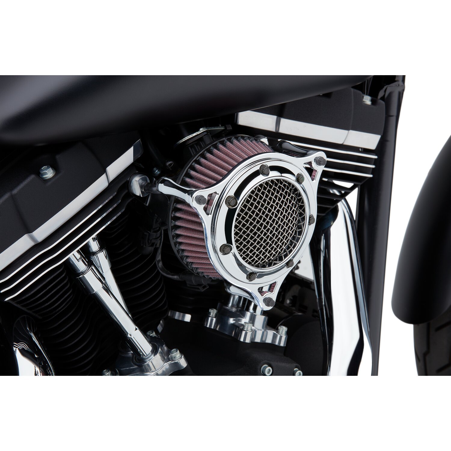 Cobra, RPT air cleaner kit, Chrome