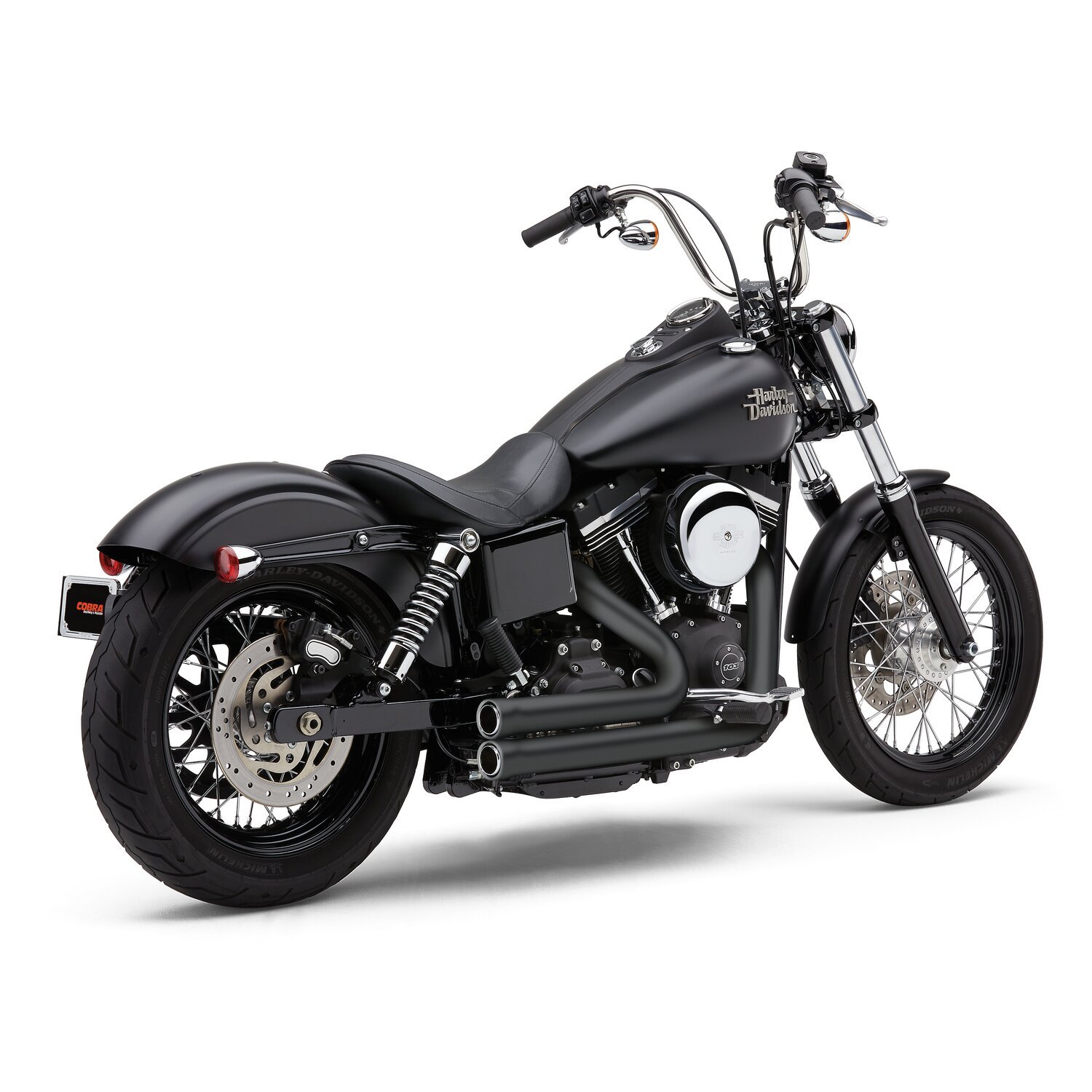 Cobra, Speedster 909 exhaust, Black, Gloss