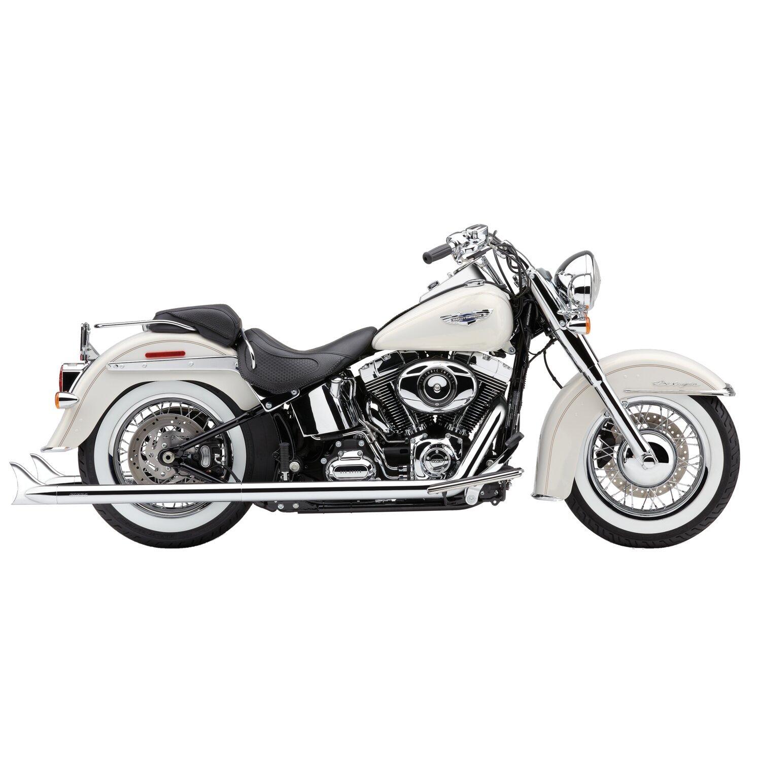 Cobra, Bad Hombre Duals exhaust. W/Fishtail tips, Chrome