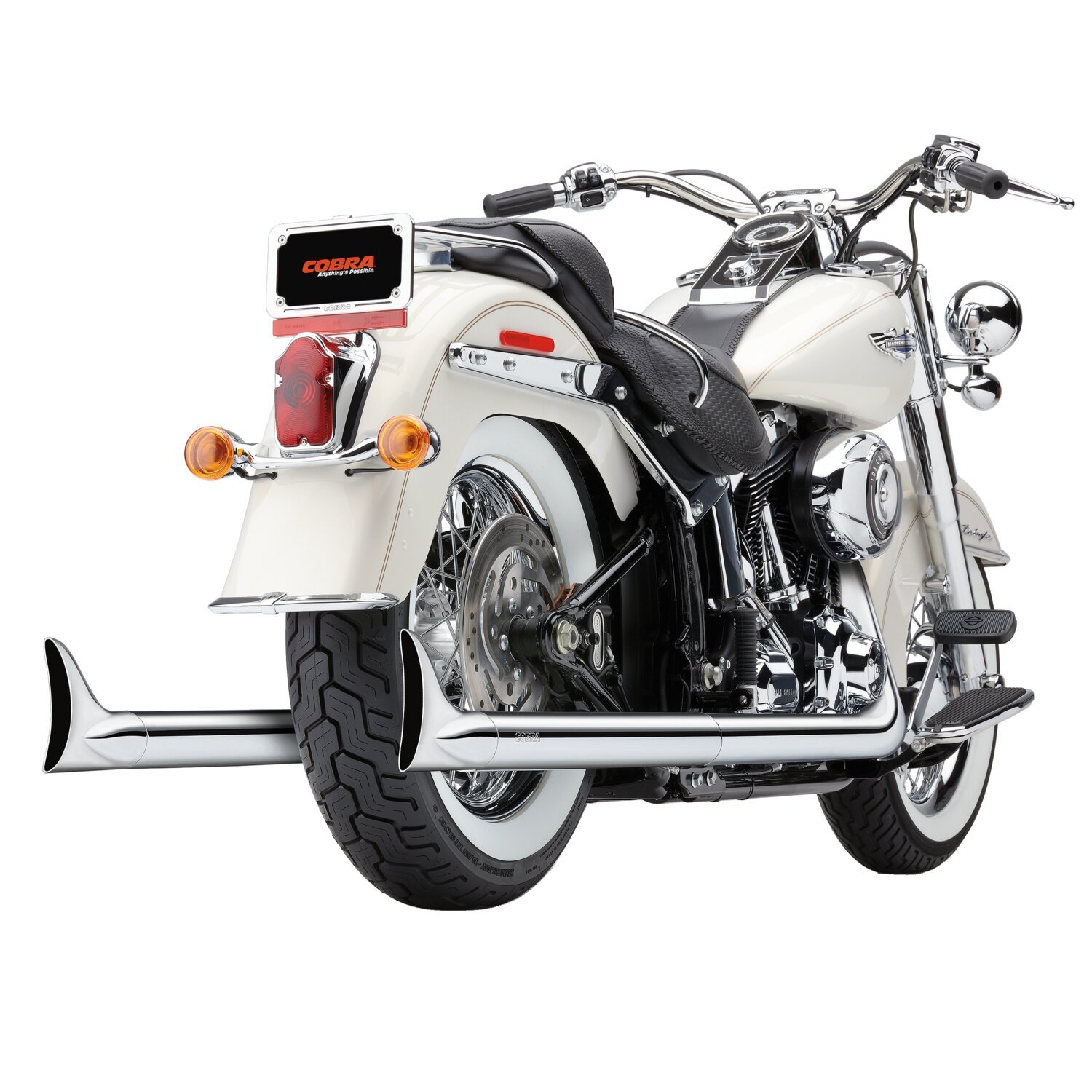 Cobra, Bad Hombre Duals exhaust. W/Fishtail tips