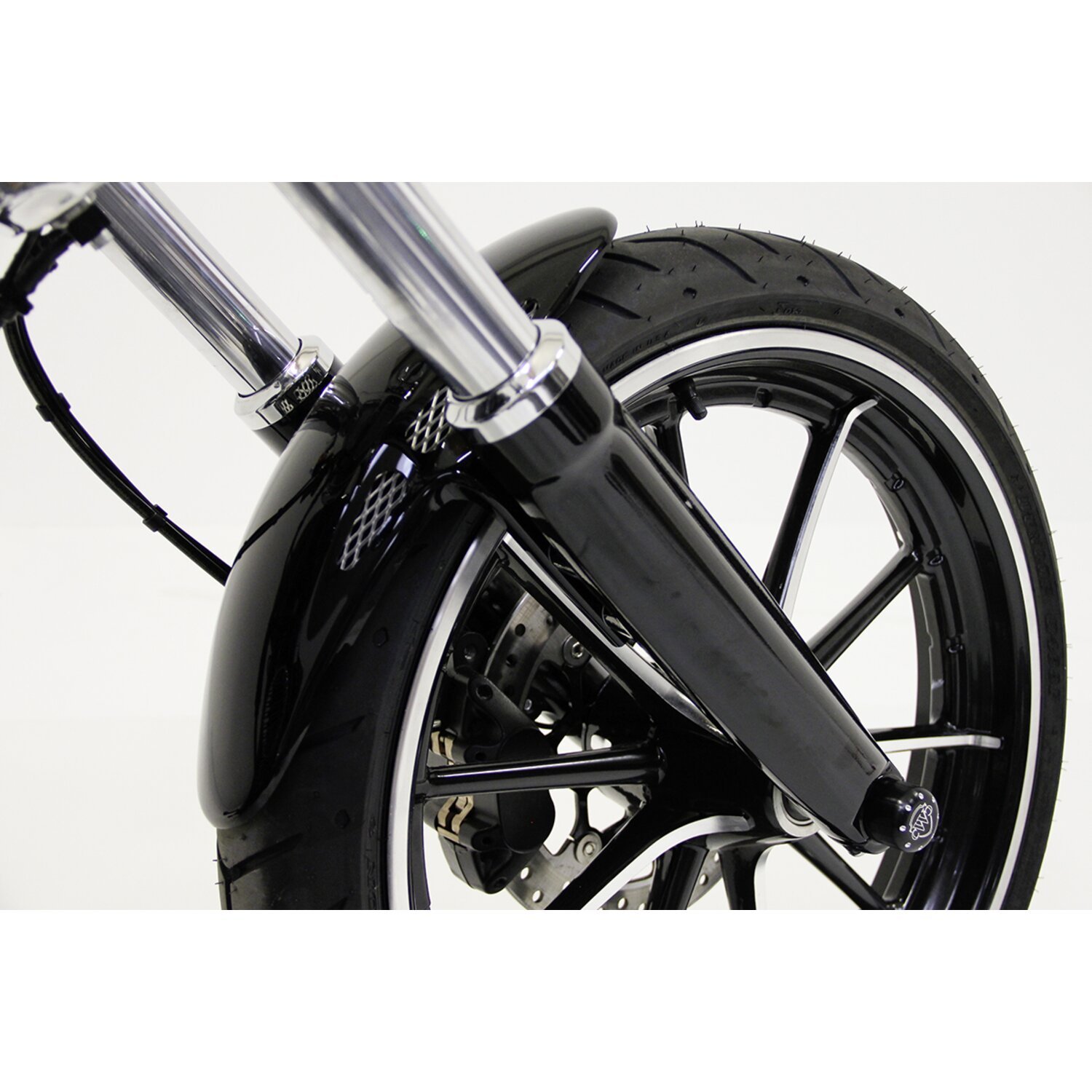 Cult-Werk, front fender 'Custom V2, Black, Gloss