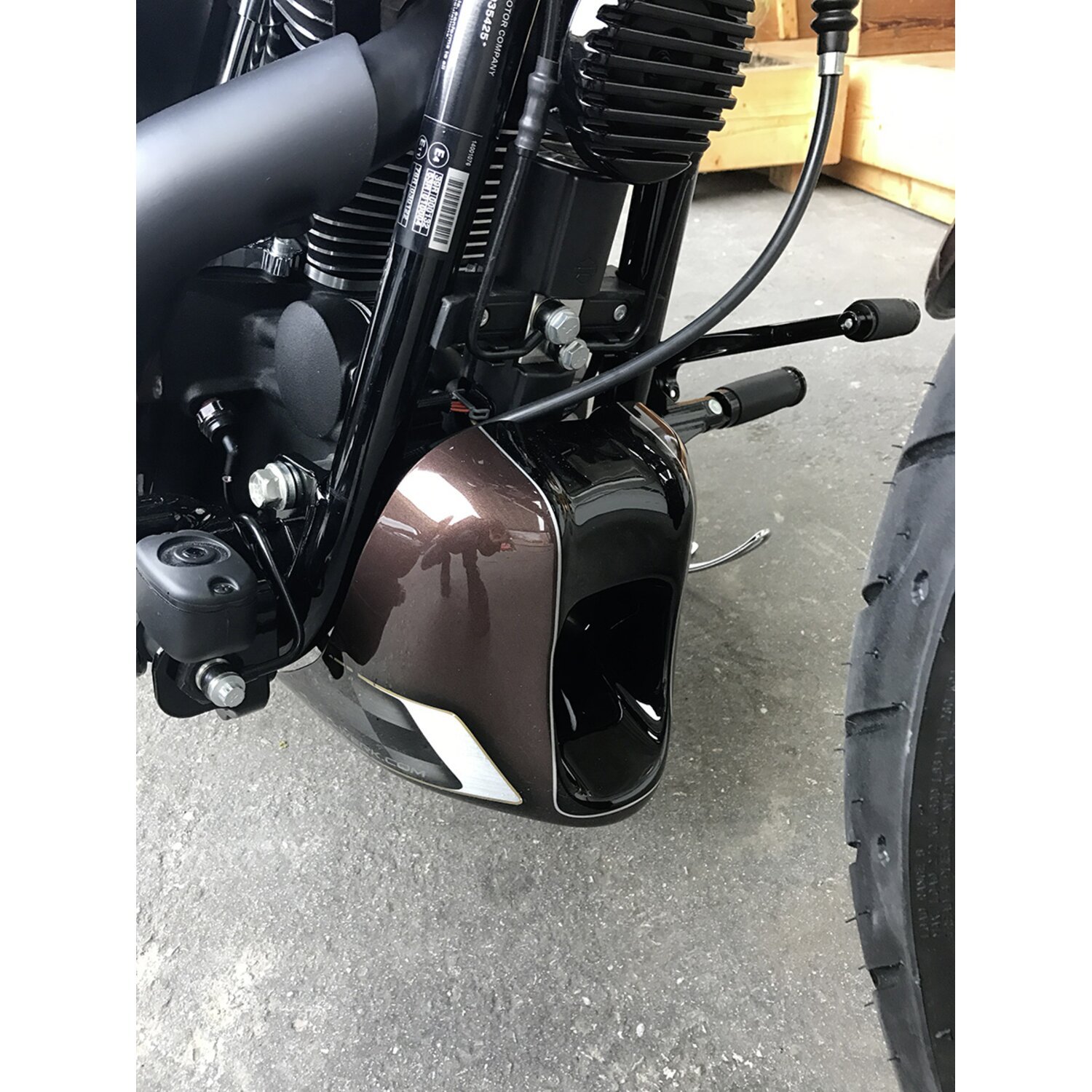 Cult-Werk, Bug spoiler, racing Black, Black, Gloss