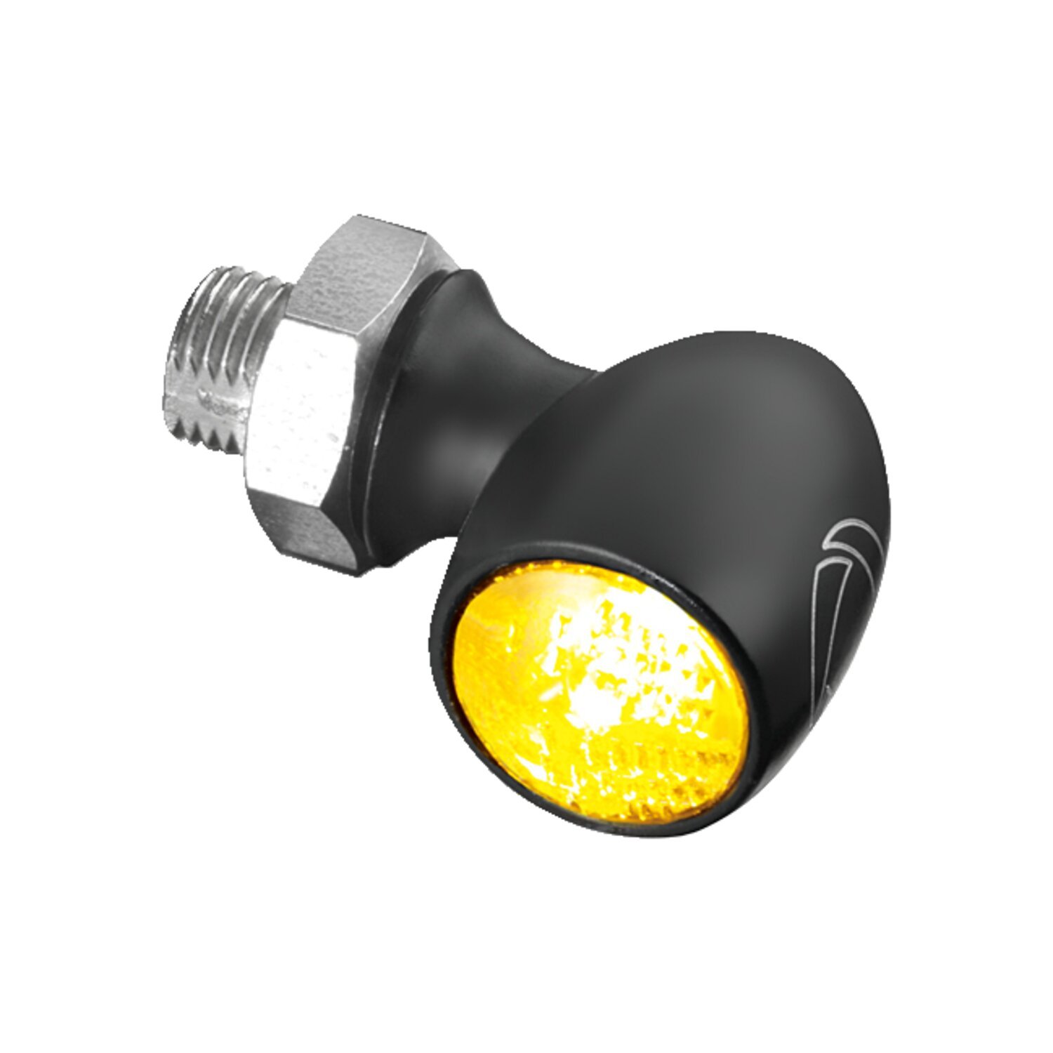 Kellermann, bullet Atto LED turn signal, Black, Clear