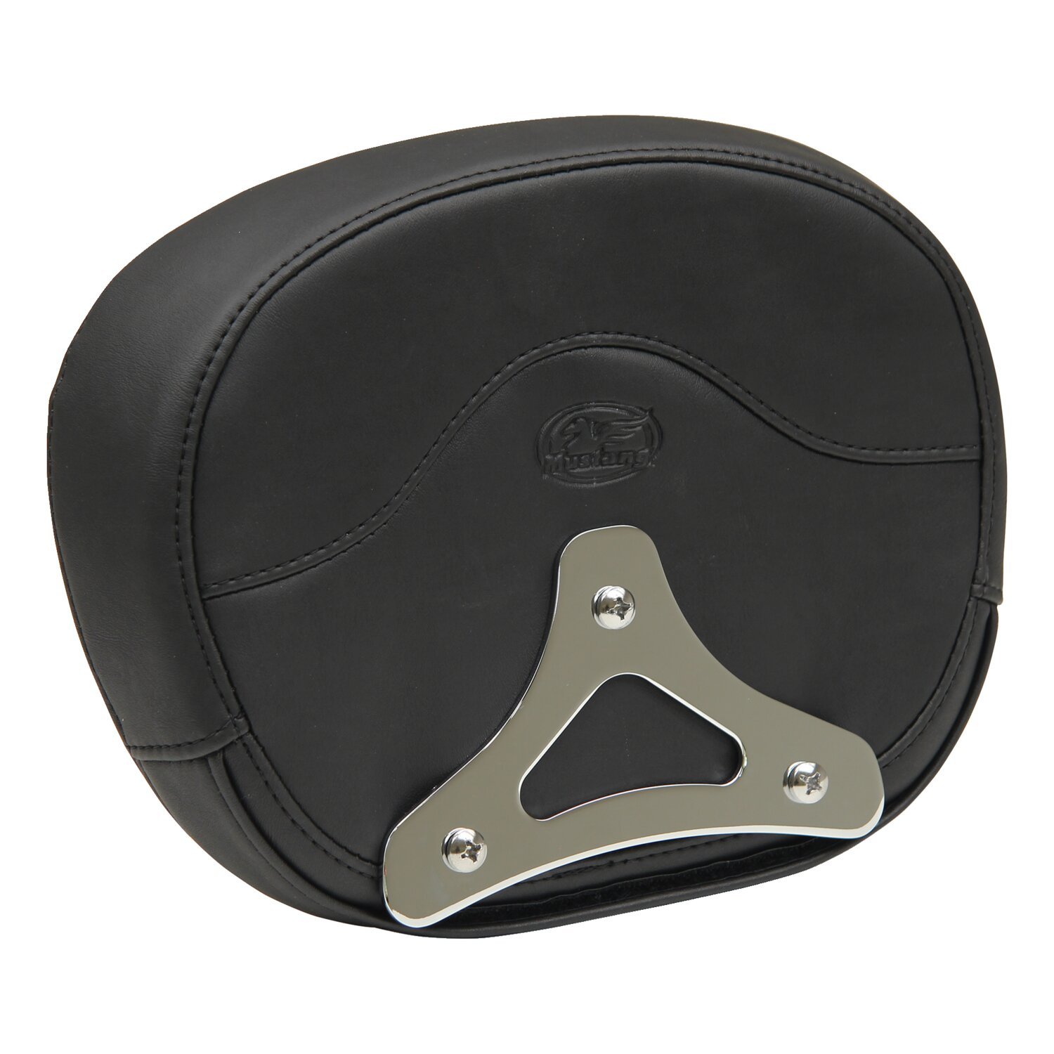 Mustang, sissy bar back pad. Black. Deluxe
