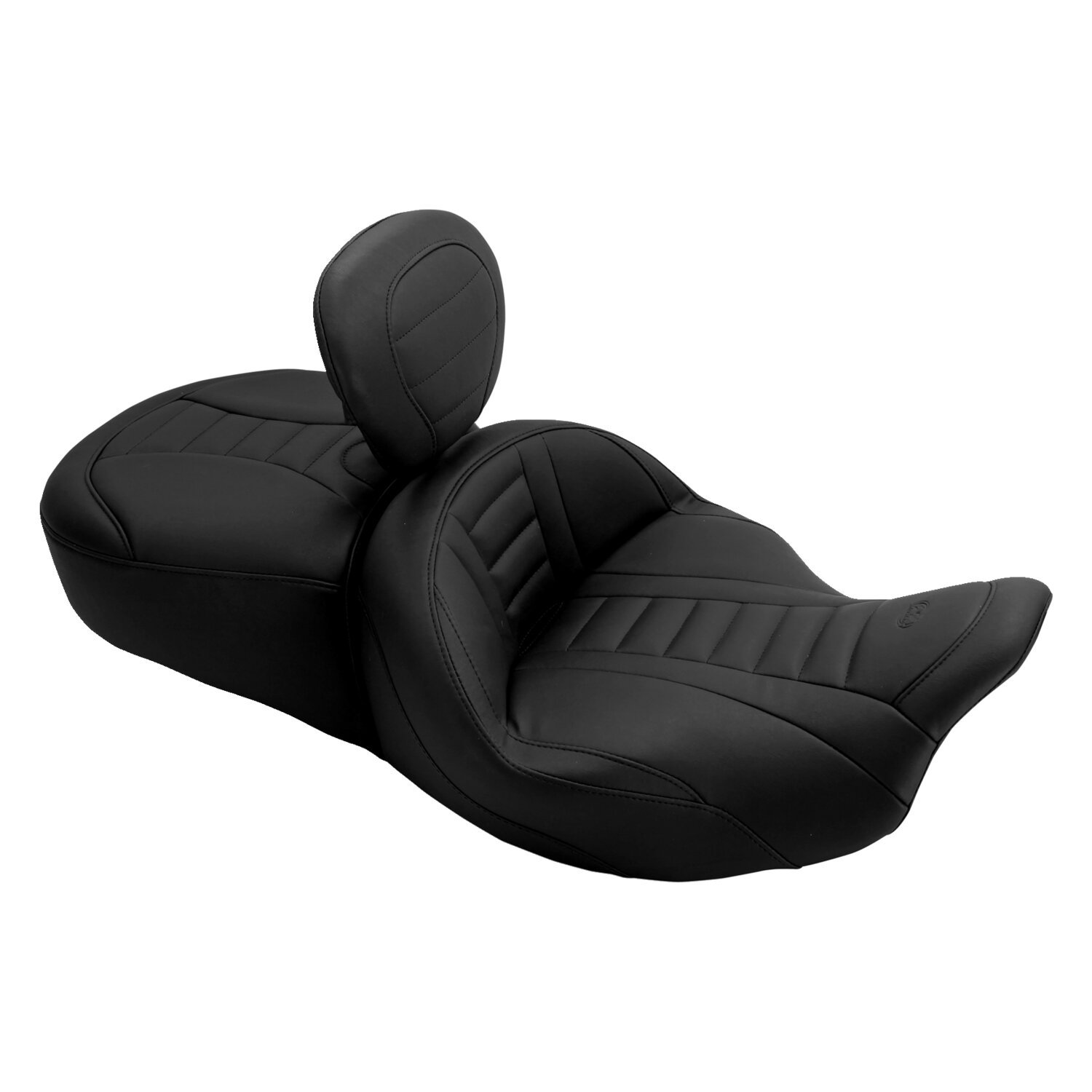 Mustang, Deluxe driver backrest pad & post, Black