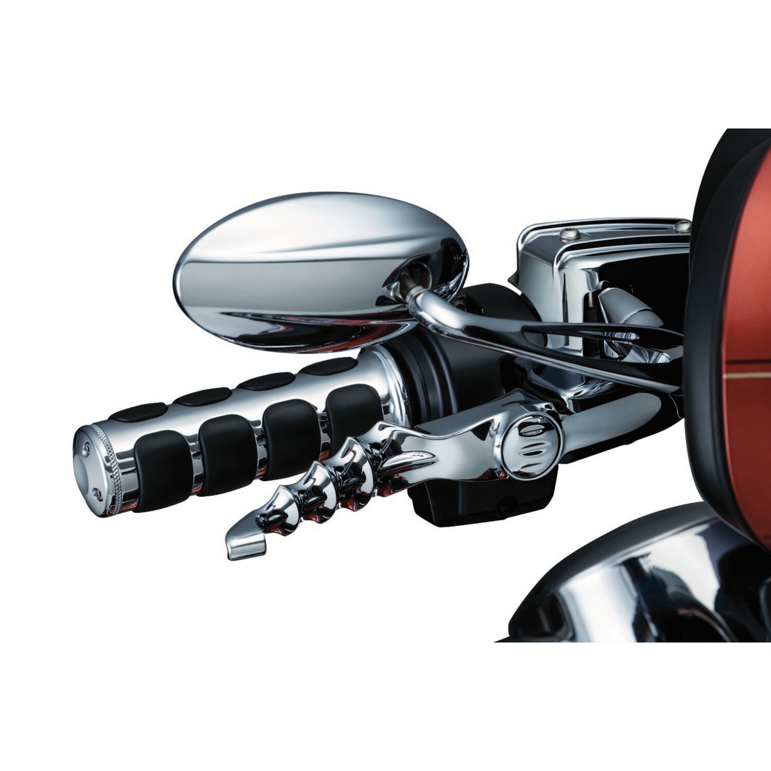 Kuryakyn, Zombie levers, Silver, Chrome