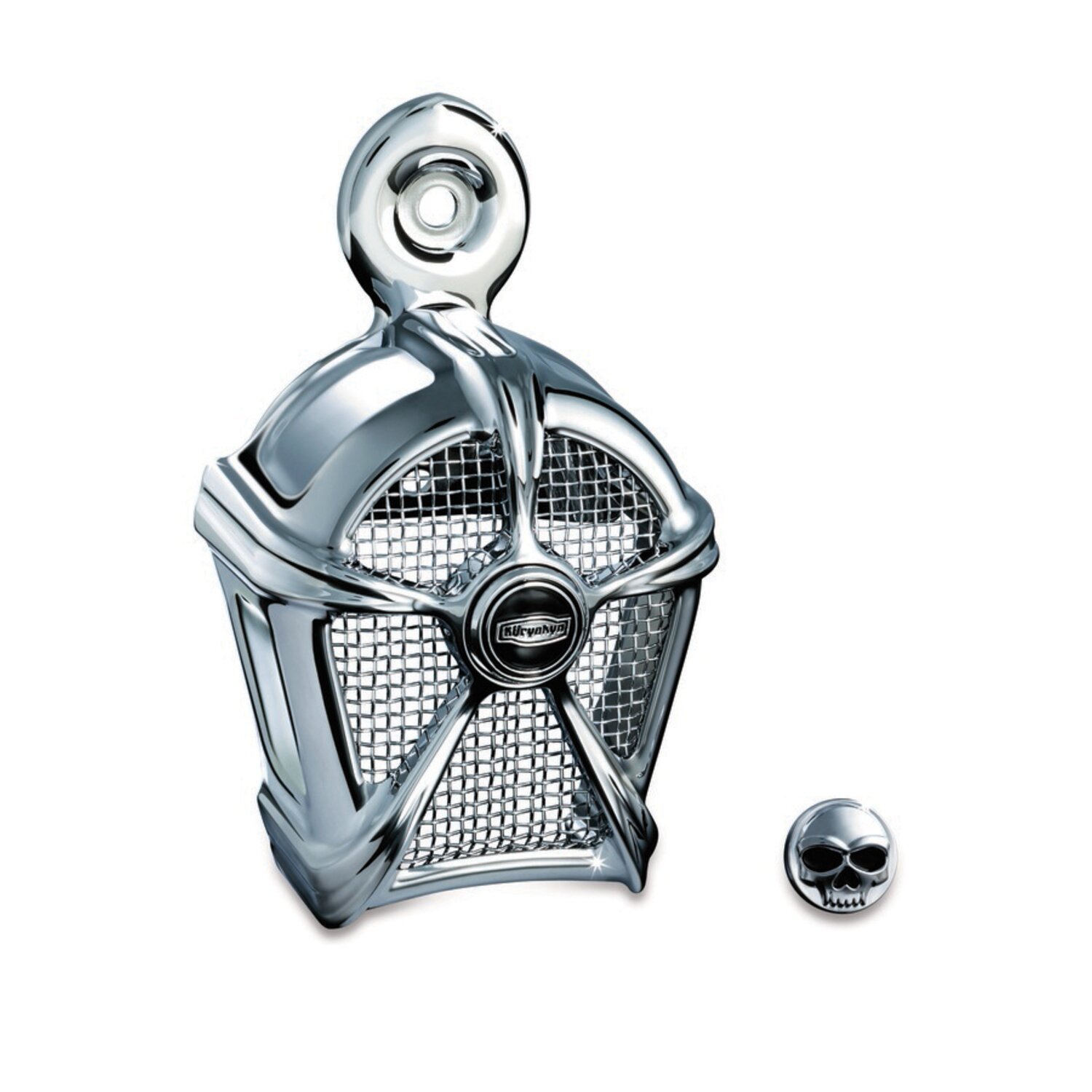 Kuryakyn, Mach 2 horn cover. Chrome/chrome mesh insert