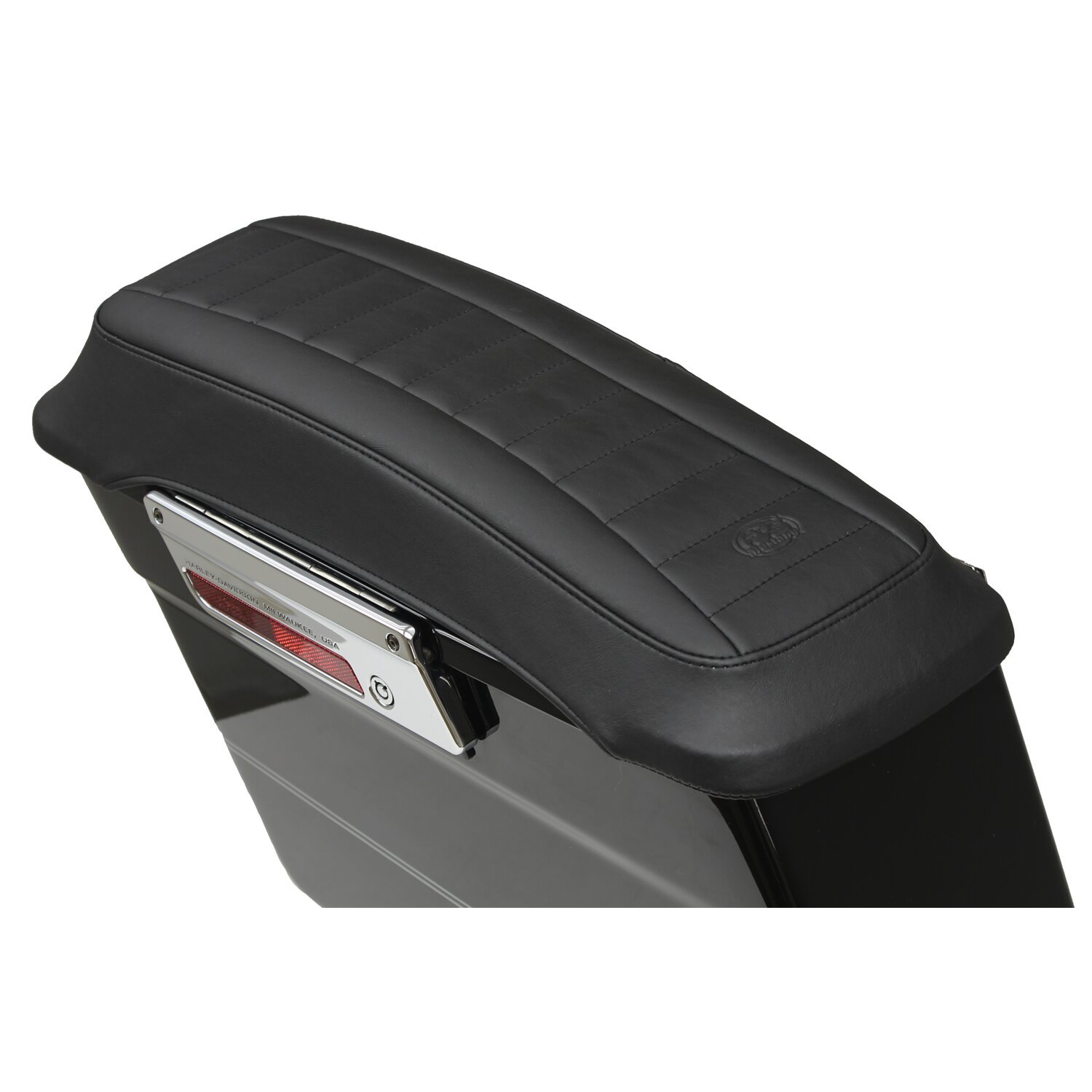 Mustang, saddlebag lid cover set. Deluxe