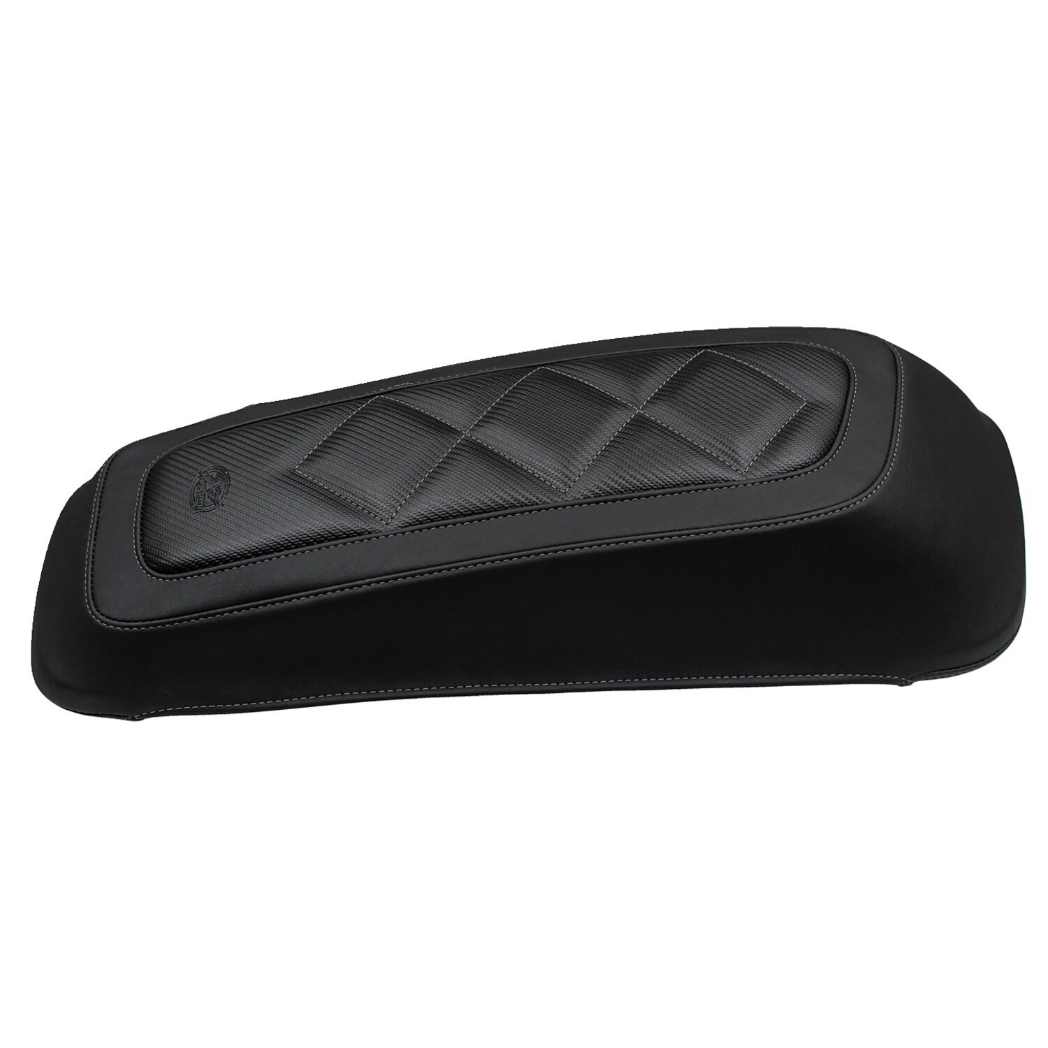 Mustang, saddlebag lid cover set. Carbon Diamond