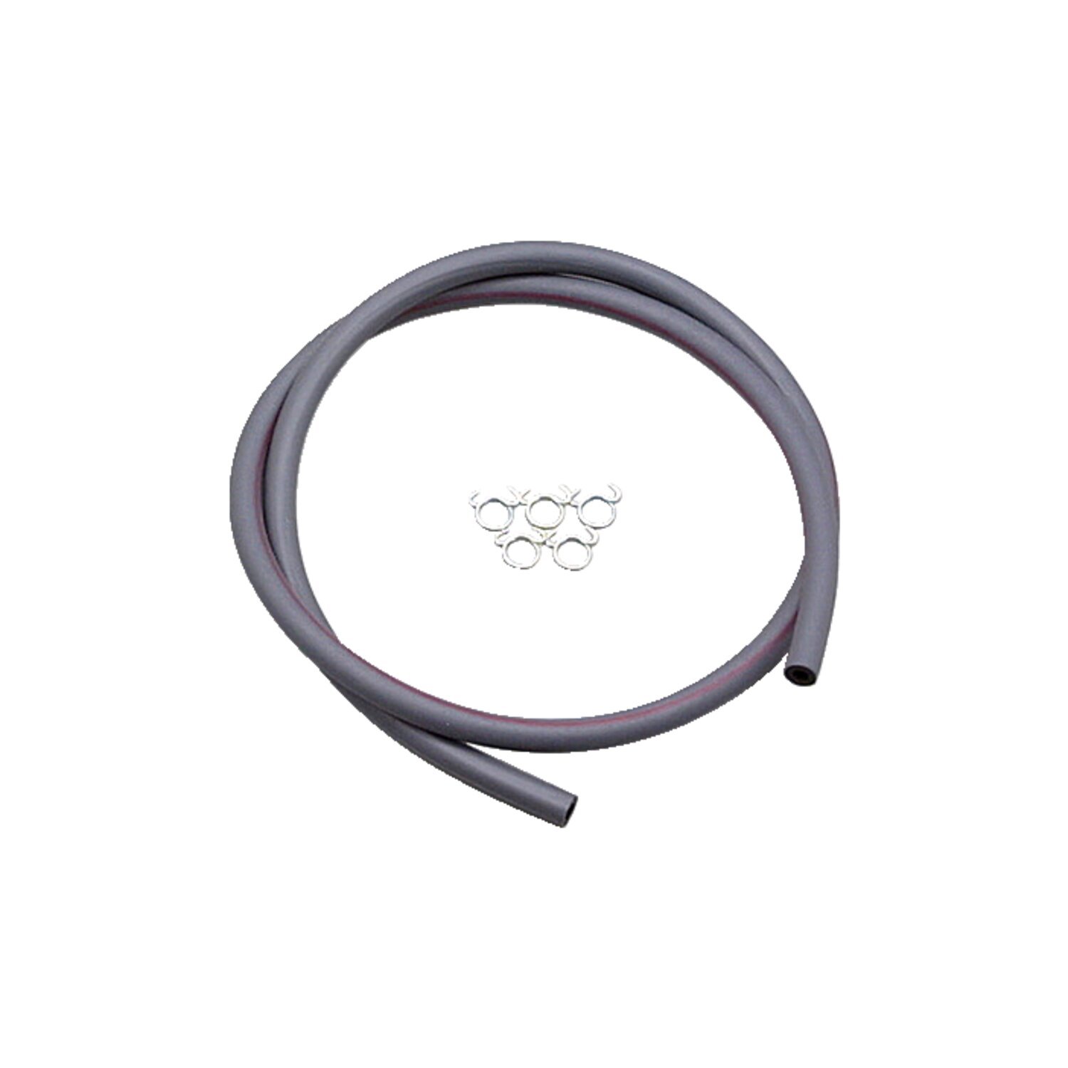 Dual layer fuel hose kit, 5mm id, Black