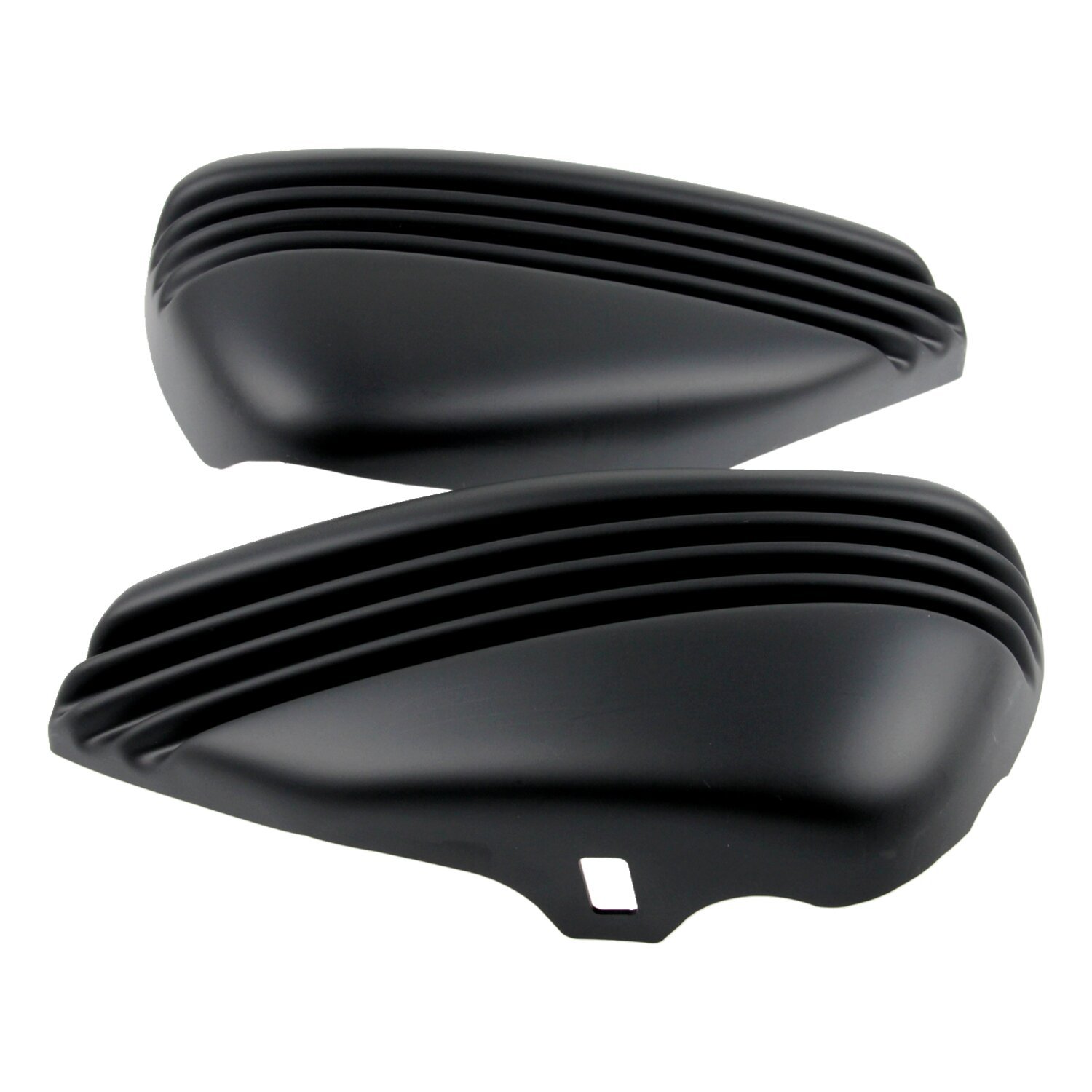 Cult-Werk, 'Bobber' side cover set, Black, Matte