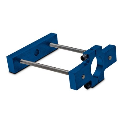 Used to overcome spring pressure when installing the fork tube caps. Makes installing much easier, especially on fork tubes that are still installed in the bike and where access is limited like Tourings. No need to remove other parts to get the job done.