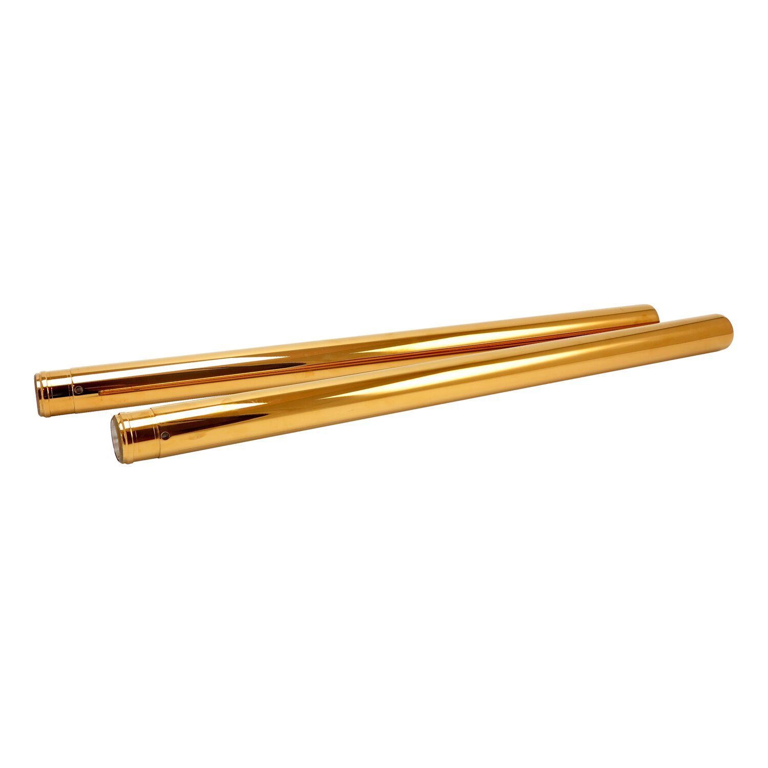 CC Eng. 39mm fork tubes, TNC Gold. 26-1/4" OAL, Polished