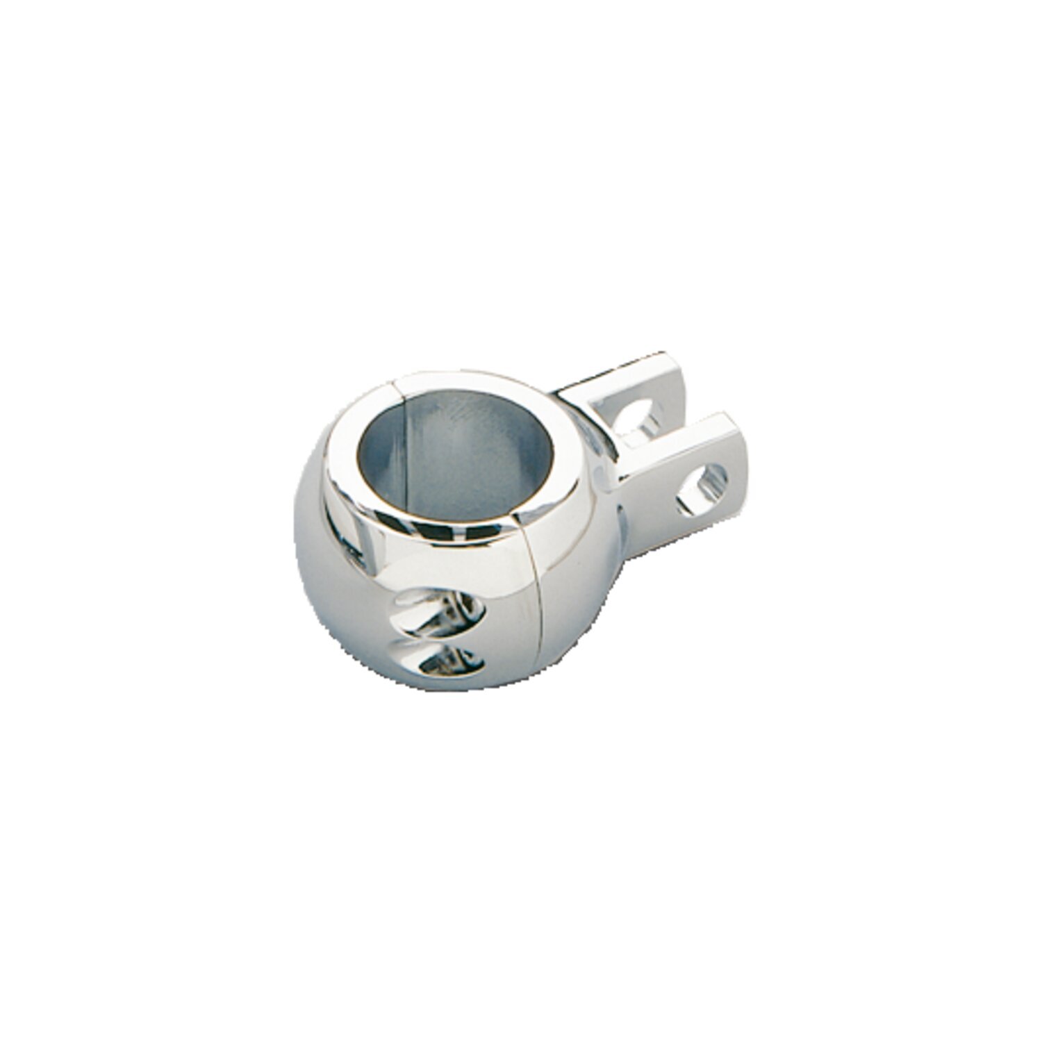 Arlen Ness, engine guard foot peg clamp set, Chrome