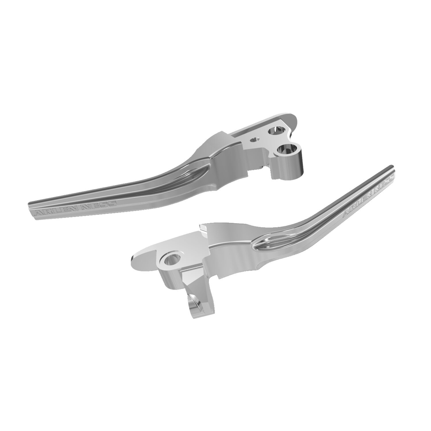 Arlen Ness, forged billet handlebar lever set, Chrome