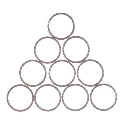 OEM style replacement. Early style. 
OEM replacement reference 65324-83, 65324-83B. 
Note: The 84-90 /10-up style is preferred by many for better flow characteristics. 
Note: The 91-09 late style is a conical (tapered) shaped gasket that was introduced by The Factory in 1991 and replaced, again, with the early style in 2010. Note that the early style will fit all models and is generally seen as the better gasket design.