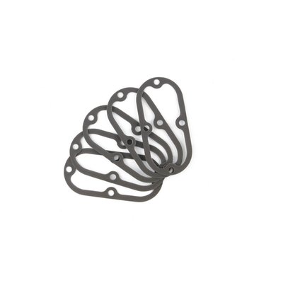 .060" thick AFM (Aluminum Foamet Material). OEM replacement reference 60567-65, 60567-65A, 60567-65B, 60567-90A, 60567-90B, 60567-90C.
Cometic's AFM gaskets have an aluminum core with a chemically blown, compounded nitrile synthetic thin foam-like rubber layer bonded to both sides. Temperature resistant to over 250°F (122°C). AFM rubber has a 85% recovery while maintaining strong torque retention. Re-torqueing, gasket sealers or silicone beads are not required.