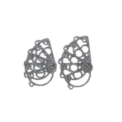 .031" fiber. OEM replacement referecne 31320-80. 
Cometic's fiber gaskets are made from premium hi-temperature, hi-density creep resistant material that requires no re-torquing, no additional sealants, is fuel resistant and asbestos free.