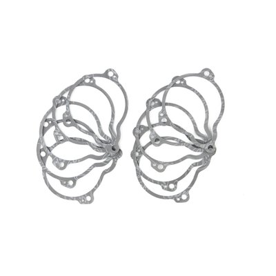 .031" fiber. For belt drive models only. OEM replacement reference 31321-80. 
Cometic's fiber gaskets are made from premium hi-temperature, hi-density creep resistant material that requires no re-torquing, no additional sealants, is fuel resistant and asbestos free.