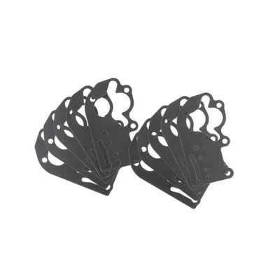 RCS (Rubber Coated Steel). An embossed steel core with a .001" thick coating of heat resistant nitrile rubber on both sides.
OEM replacement reference 26246-68, 26246-68A.