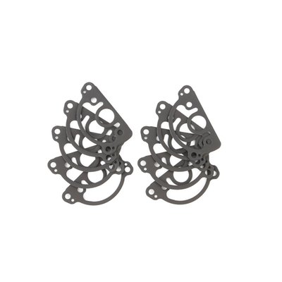 .060" thick AFM (Aluminum Foamet Material). OEM replacement reference 31320-80. 
Cometic's AFM gaskets have an aluminum core with a chemically blown, compounded nitrile synthetic thin foam-like rubber layer bonded to both sides. Temperature resistant to over 250°F (122°C). AFM rubber has a 85% recovery while maintaining strong torque retention. Re-torqueing, gasket sealers or silicone beads are not required.