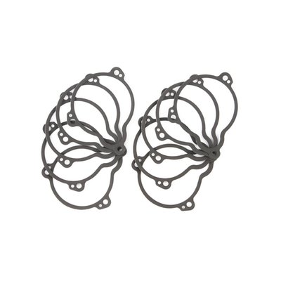 .060" thick AFM (Aluminum Foamet Material). For belt drive models only. OEM replacement reference 31321-80. 
Cometic's AFM (Aluminum Foamet Material) gaskets have an aluminum core with a chemically blown, compounded nitrile synthetic thin foam-like rubber layer bonded to both sides. Temperature resistant to over 250°F (122°C). AFM rubber has a 85% recovery while maintaining strong torque retention. Re-torqueing, gasket sealers or silicone beads are not required.