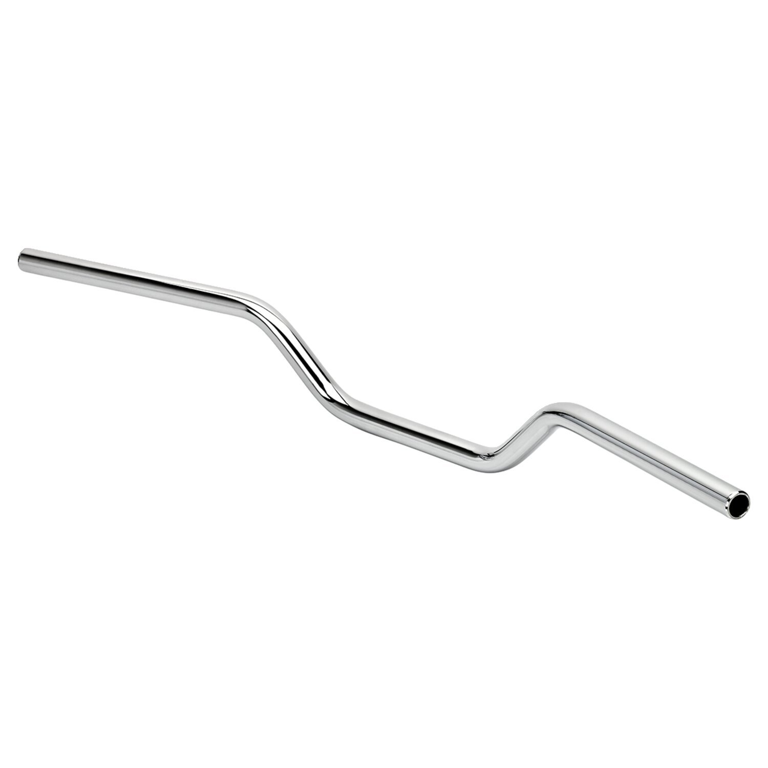Biltwell 7/8" tracker high handlebar, Silver, Chrome