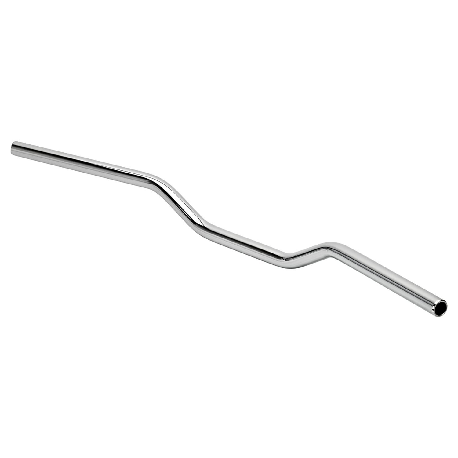 Biltwell 7/8" tracker mid handlebar, Silver, Chrome