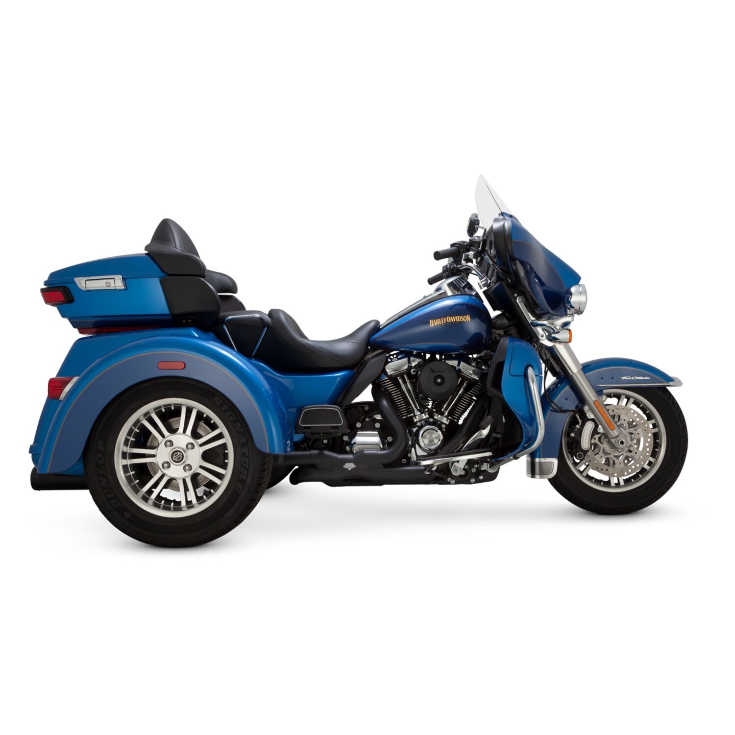 Vance & Hines, Power dual trike adapter kit, Black, Matte