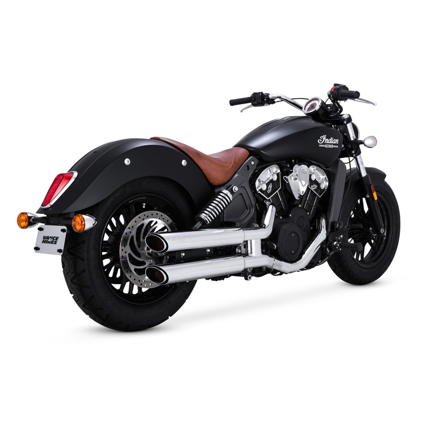 V&H 3" (7.62cm) Twin Slash slip-on mufflers